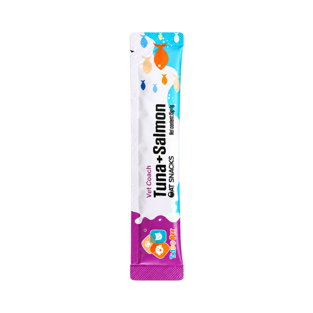 Taido Pet Vet Coach Cat Creamy Treats (Tuna and Salmon) - 15gm