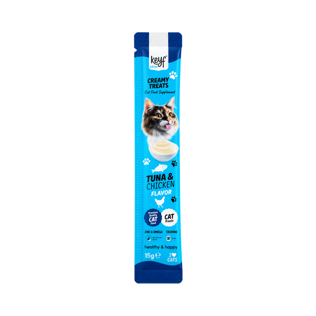 Keyf Cat Creamy Treats (Tuna & Chicken) - 15gm