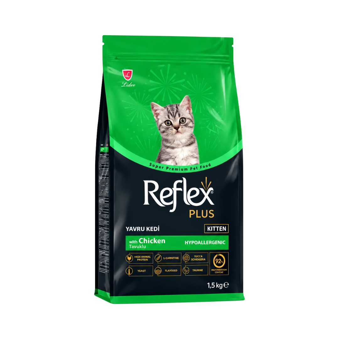 Reflex Plus Kitten Dry Food (Chicken) - 1.5kg