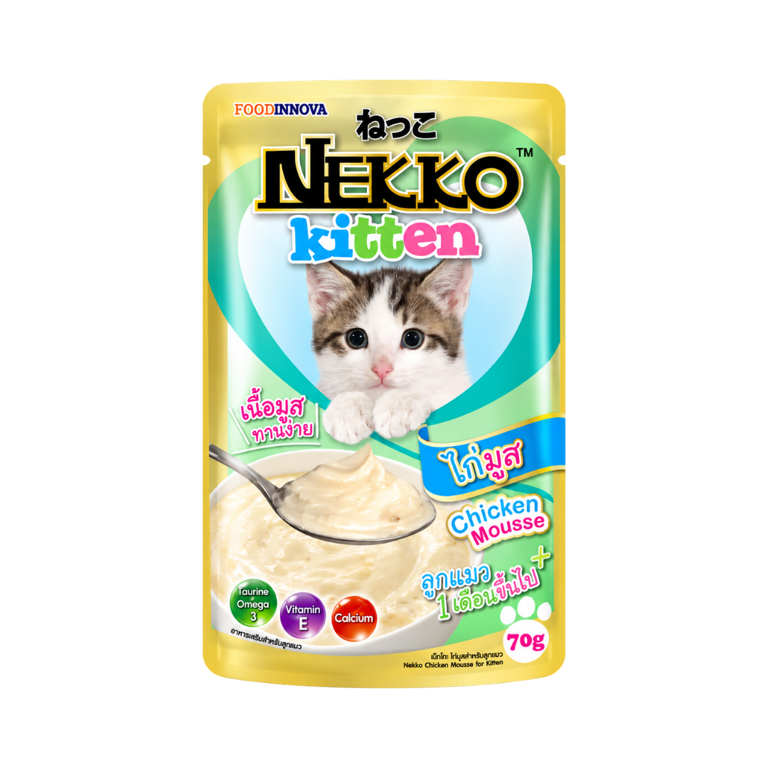 Nekko Kitten Pouch (Chicken Mousse) - 70gm