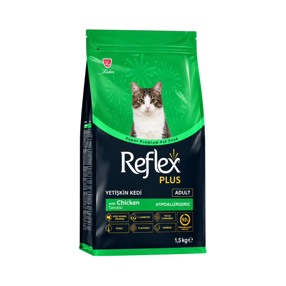 Reflex Plus Adult Dry Cat Food (Chicken) - 1.5kg