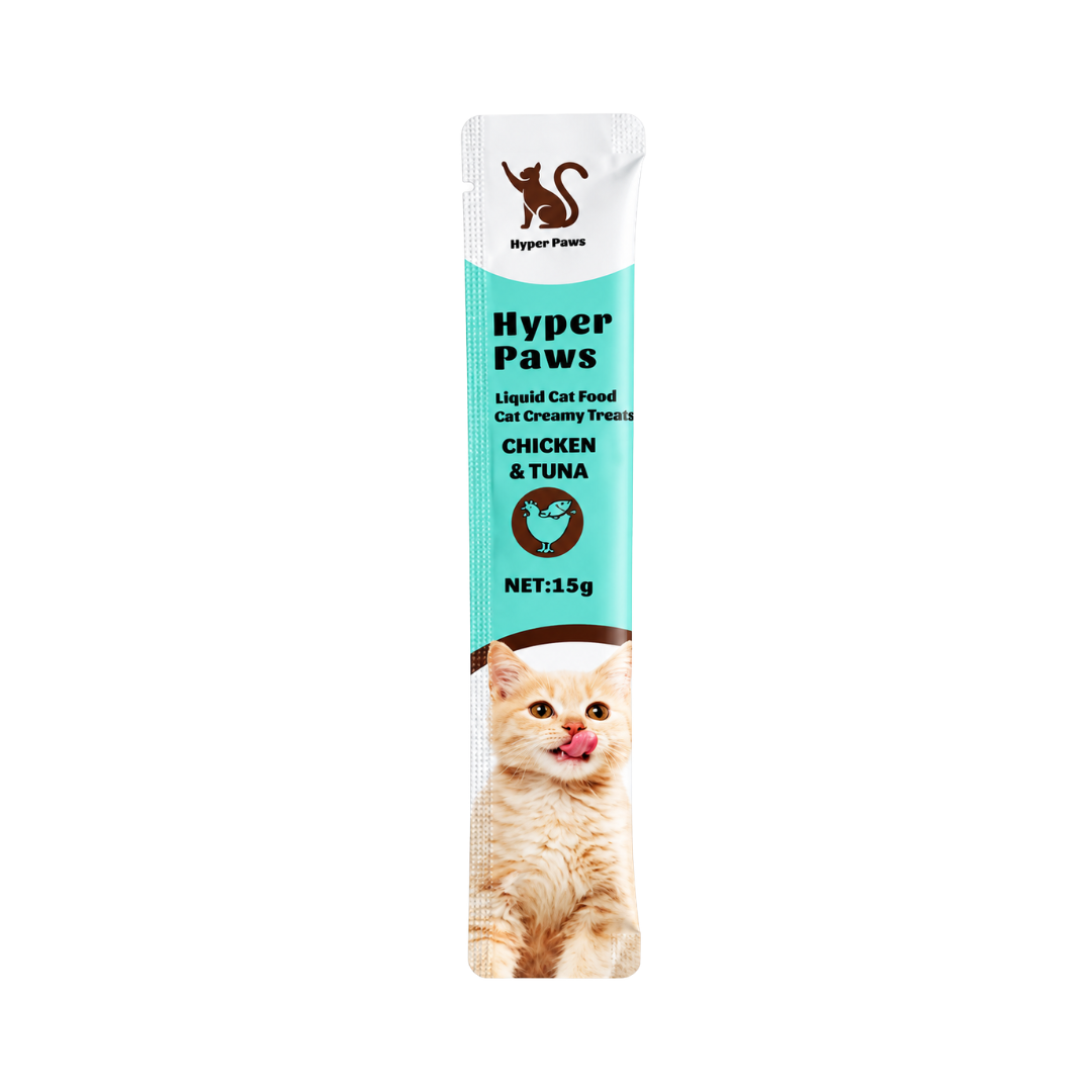 Hyper Paws Cat Creamy Treats (Chicken & Tuna) - 15gm