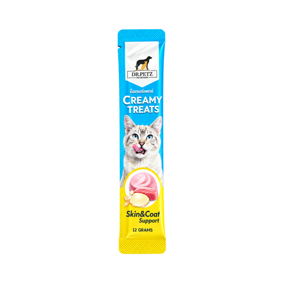 Dr Petz Cat Creamy Treats (Skin and Coat Support) - 12gm