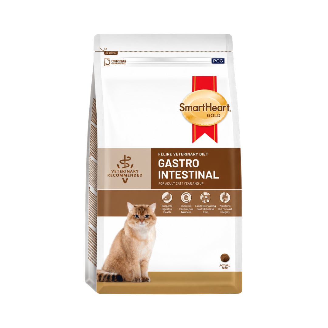 Smartheart Adult Dry Cat Food (Gold Feline Veterinary Diet Gastrointestinal) - 1.5kg