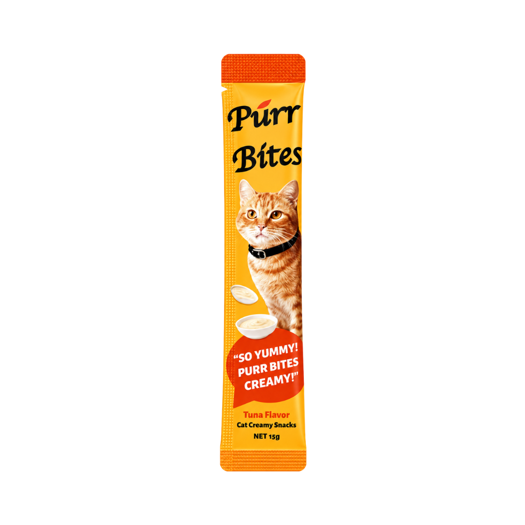 Purr Bites Cat Creamy Treats (Tuna) - 15gm