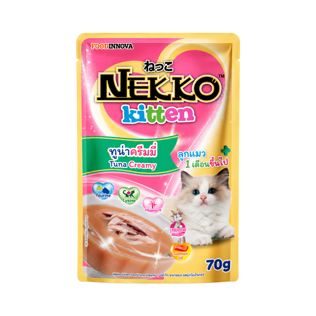 Nekko Kitten Pouch (Tuna Creamy) - 70gm