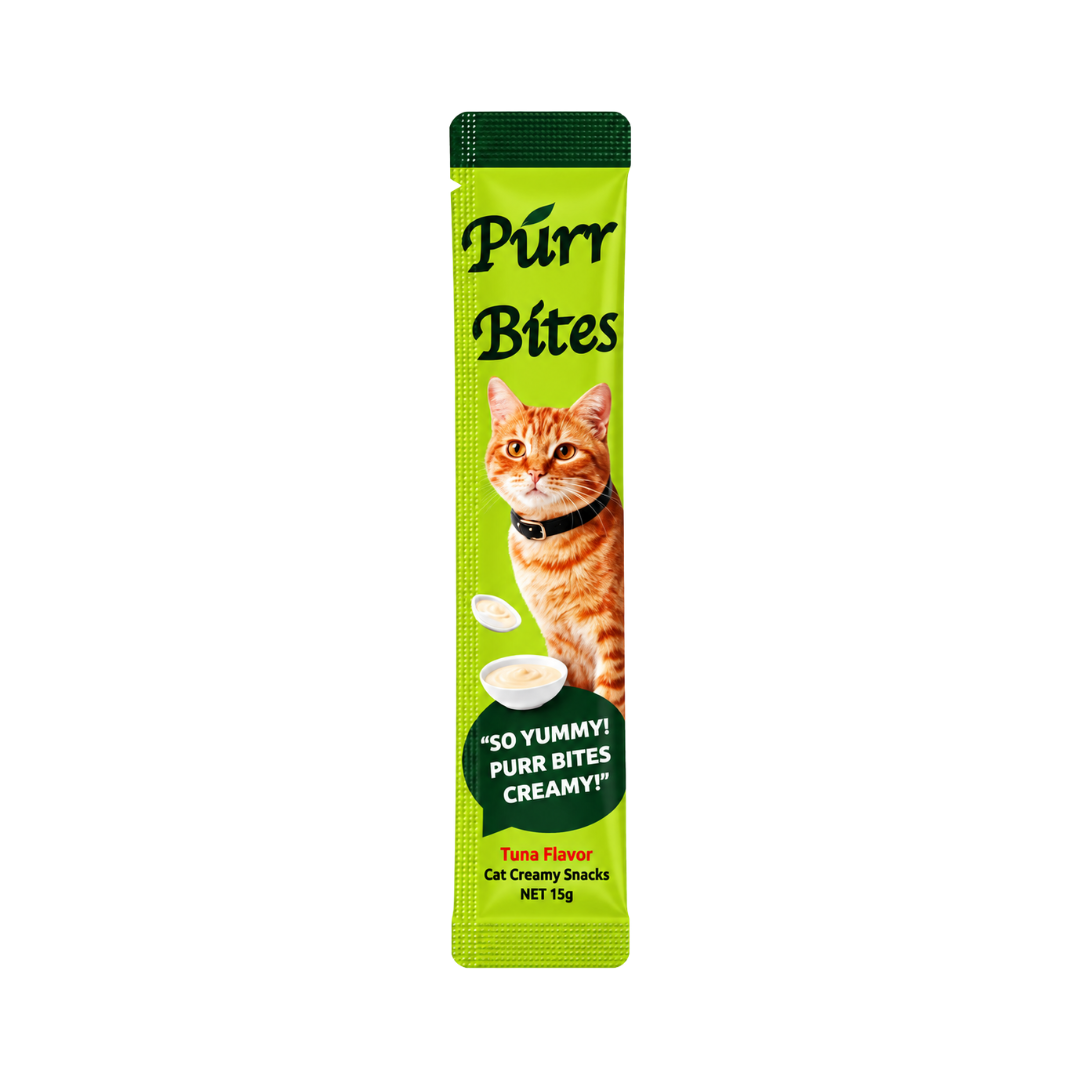 Purr Bites Cat Creamy Treats (Chicken) - 15gm