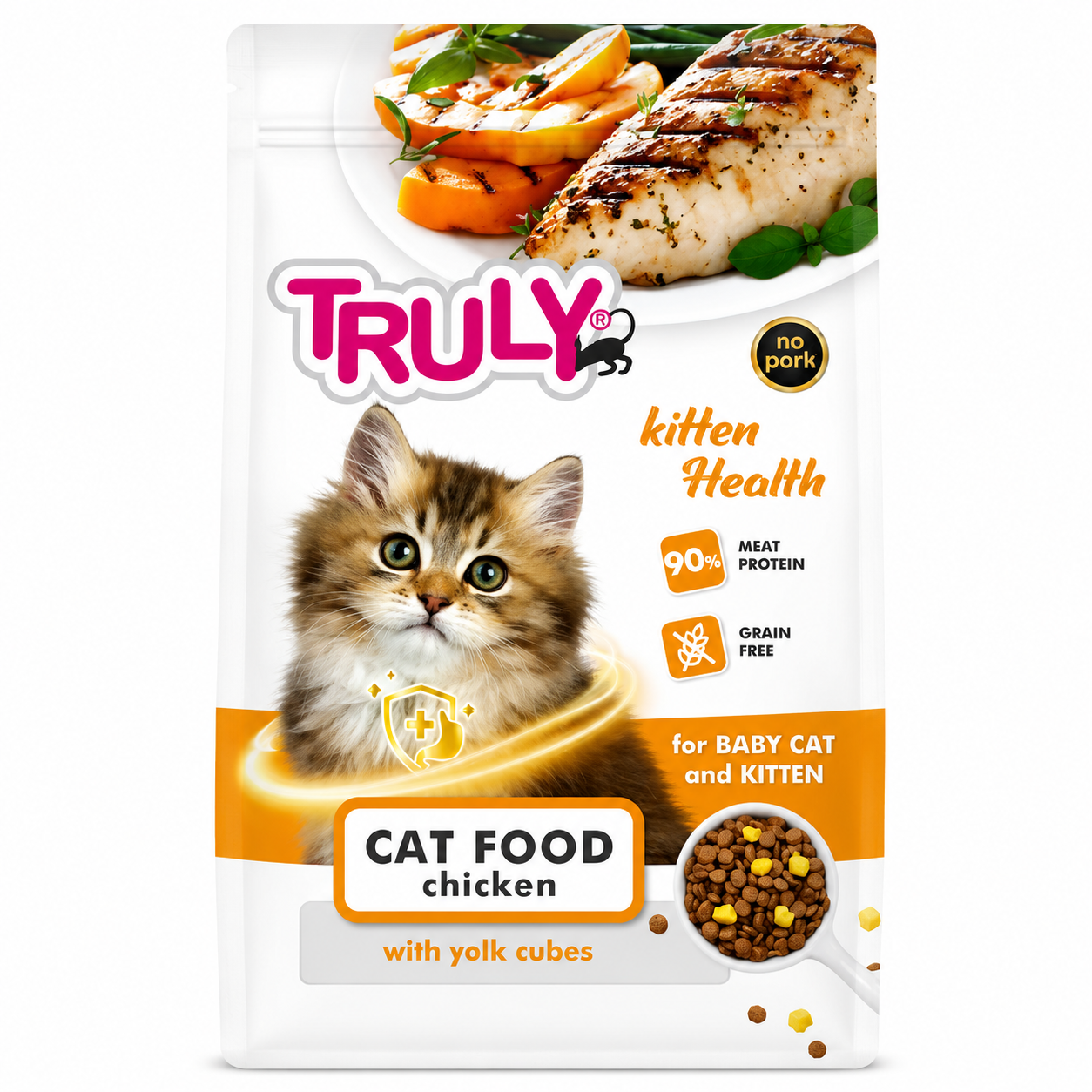 Truly Health Kitten Dry Cat Food (Chicken) - 1.5kg